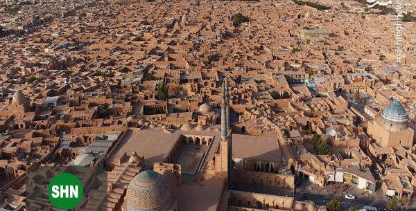 عکس هوایی قدیمی یزد