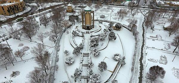 عکس هوایی استان همدان