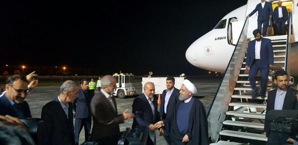 عکس هوایی از فرودگاه همدان