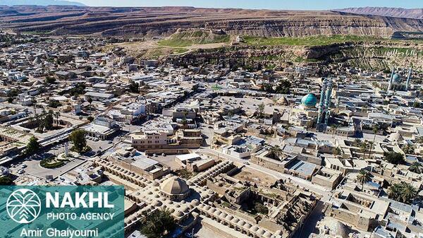 عکس هوایی از لار