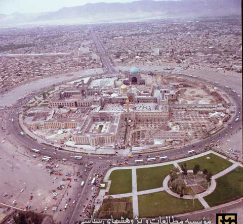 عکس هوایی مشهد الرضا