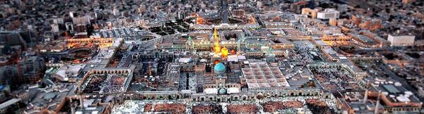 عکس هوایی مشهد الرضا
