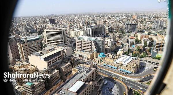 عکس هوایی مشهد الرضا