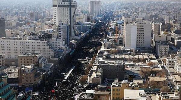 عکس هوایی مشهد الرضا