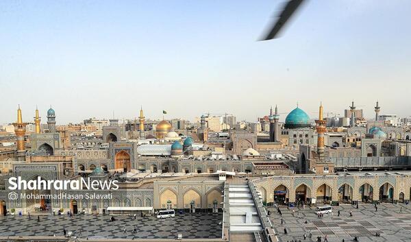 عکس هوایی مشهد الرضا