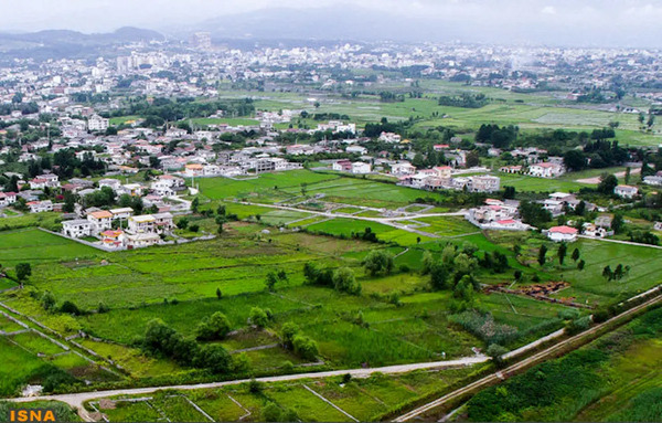 عکس هوایی از نوشهر