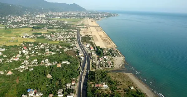 عکس هوایی از نوشهر