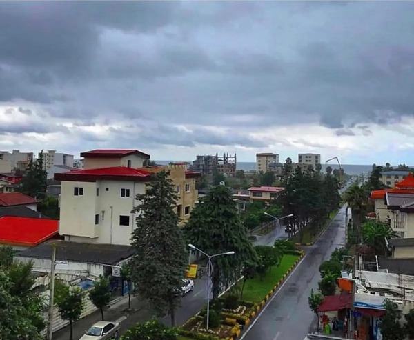عکس هوایی از نوشهر