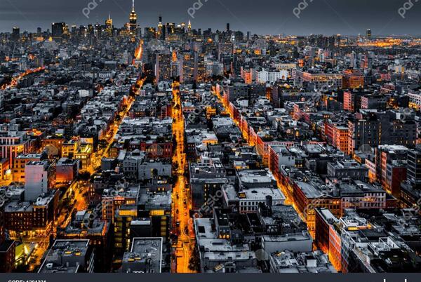 عکس هوایی از نیویورک