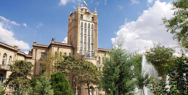 عکس هوایی از میدان ساعت تبریز
