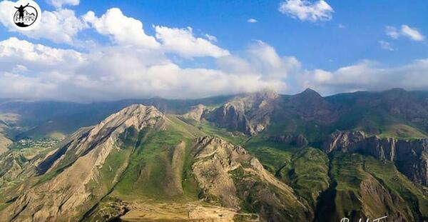 عکس هوایی سد لار