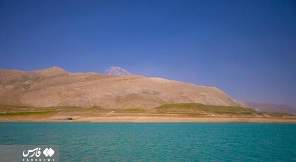 عکس هوایی سد لار