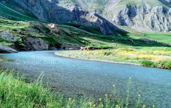 عکس هوایی سد لار