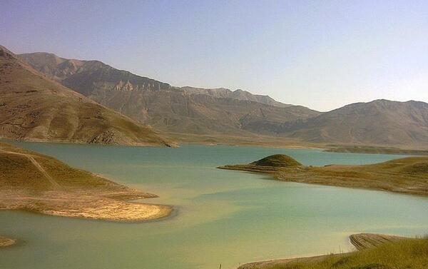عکس هوایی سد لار