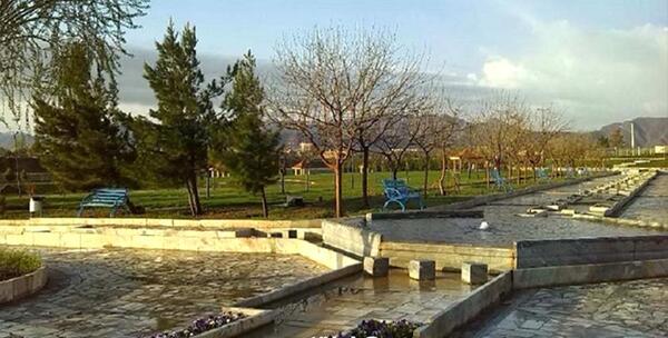 عکس هوایی از گلپایگان