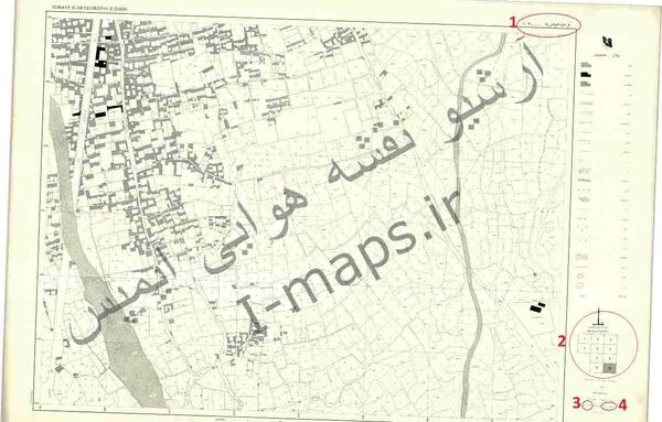 عکس هوایی از گلپایگان