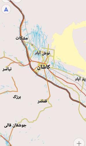 عکس هوایی قمصر