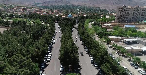 عکس هوایی قمصر