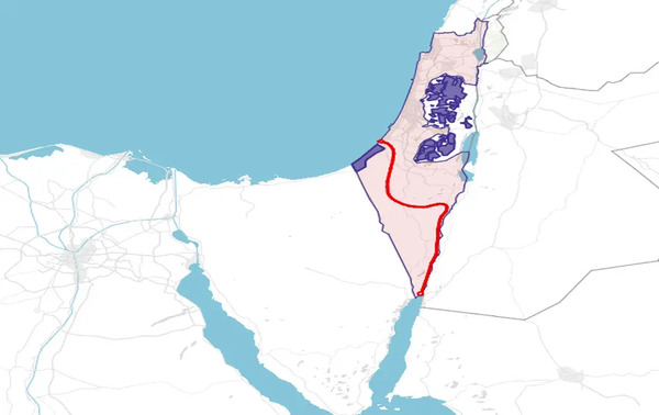 عکس هوایی از کانال سوئز