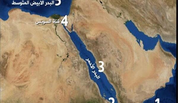 عکس هوایی از کانال سوئز