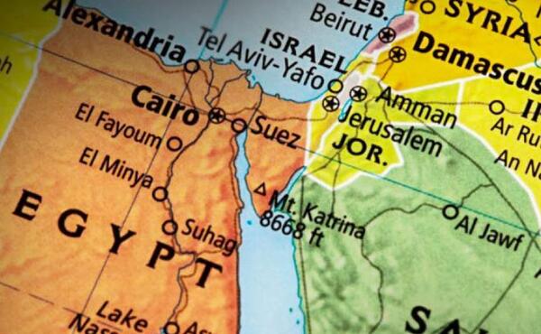 عکس هوایی از کانال سوئز