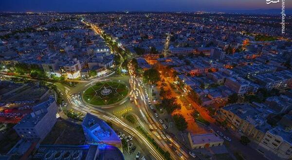 عکس هوایی از استان قزوین