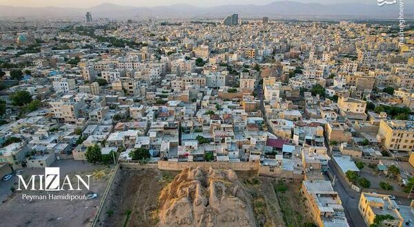 عکس هوایی از استان قزوین