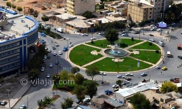 عکس هوایی فارسان