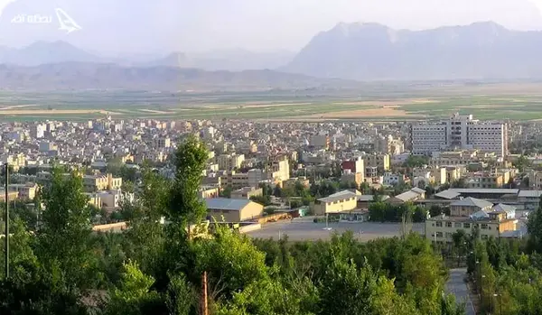 عکس هوایی فارسان