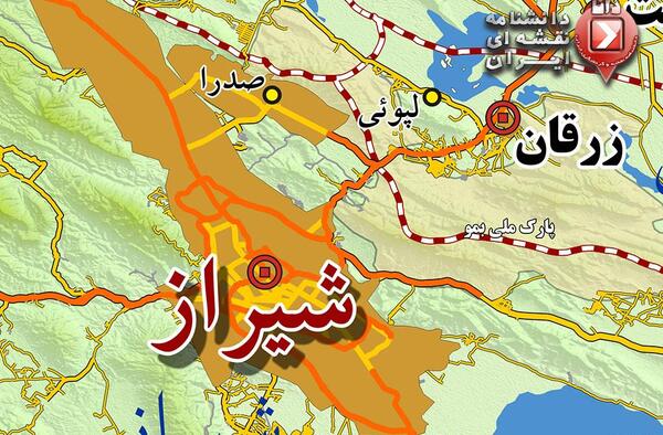 عکس هوایی استان فارس