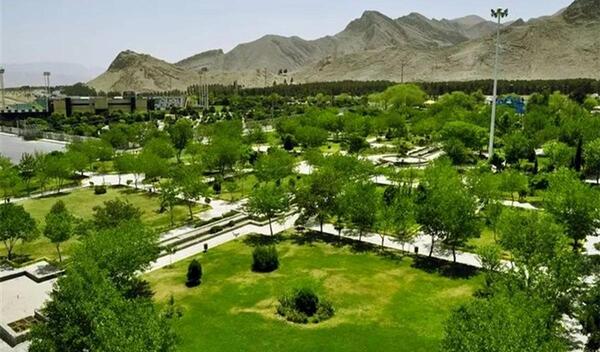 عکس هوایی از شهر فولادشهر