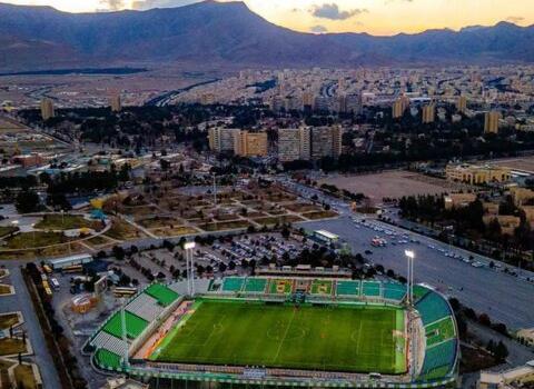 عکس هوایی از شهر فولادشهر