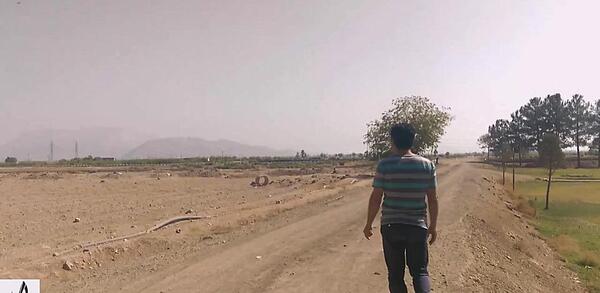 عکس هوایی از شهر فولادشهر