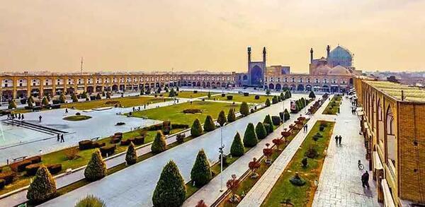 عکس هوایی از دانشگاه اصفهان
