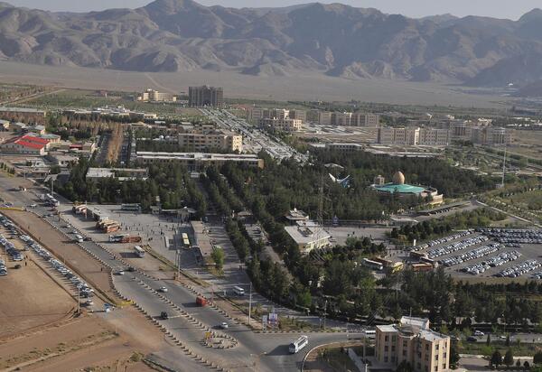 عکس هوایی از دانشگاه اصفهان