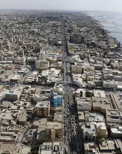 عکس هوایی از شهر بوشهر