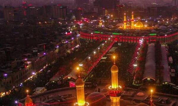 عکس هوایی با کیفیت از بین الحرمین