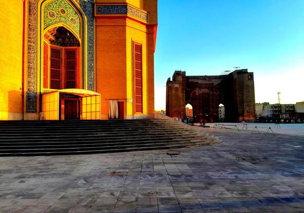 عکس هوایی مصلای تبریز