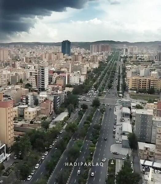 عکس هوایی دانشگاه تبریز