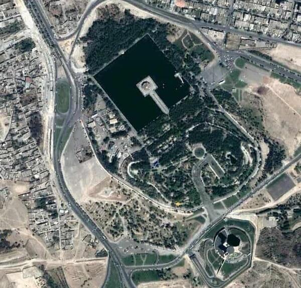عکس هوایی دانشگاه تبریز