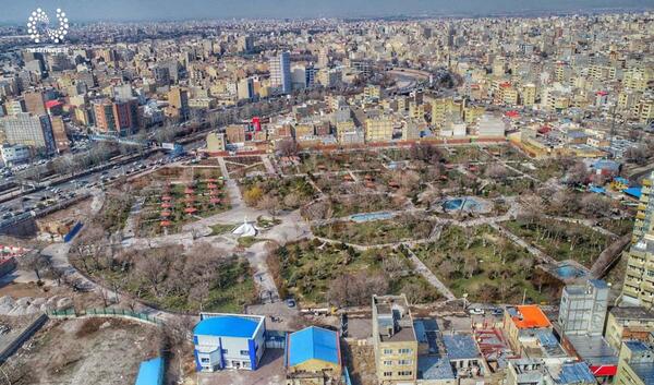 عکس هوایی دانشگاه تبریز