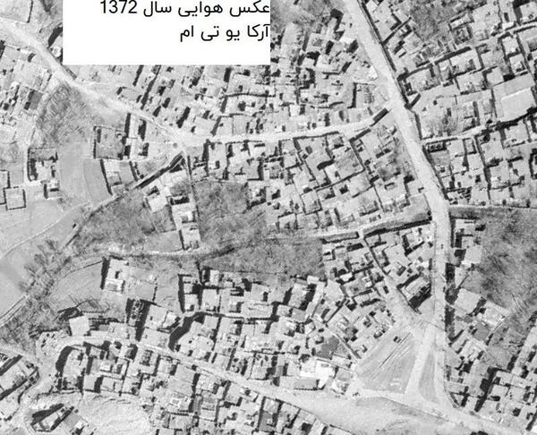 عکس نقشه هوایی تبریز