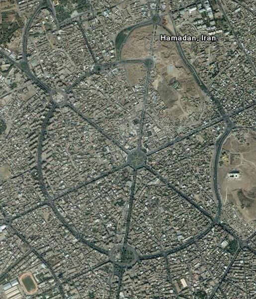 عکس نقشه هوایی تبریز