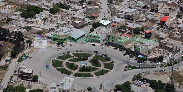 عکس هوایی شهر صفادشت