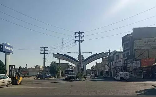عکس هوایی شهر صفادشت