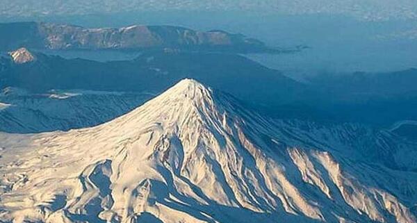 عکس هوایی از دماوند