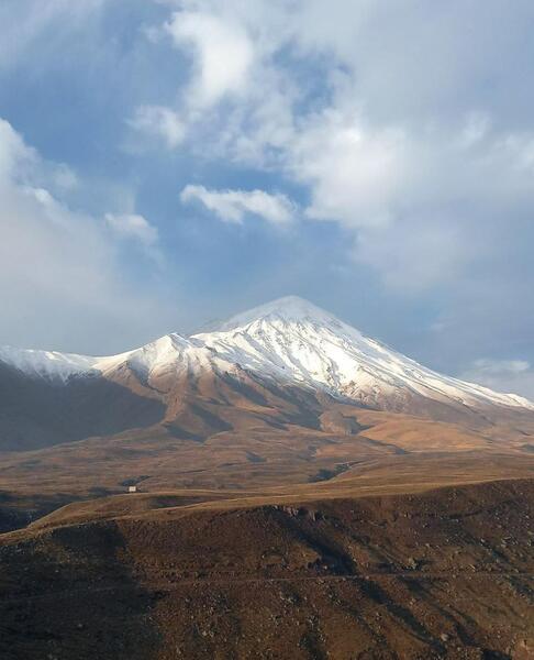 عکس هوایی از دماوند