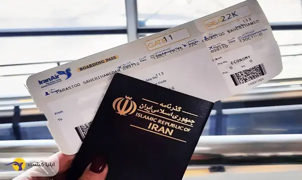 عکس بلیط هواپیما ژاپن