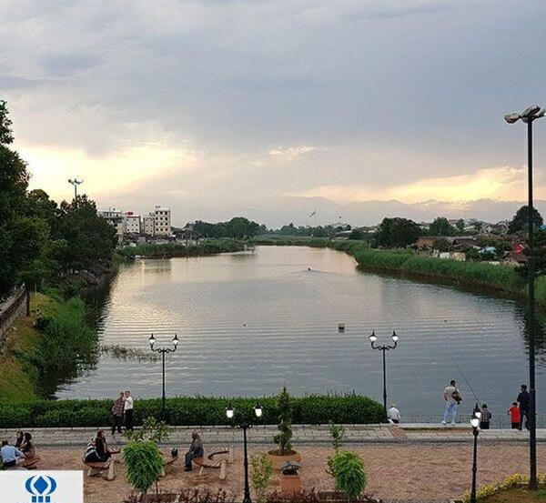 عکس هوایی عینک رشت