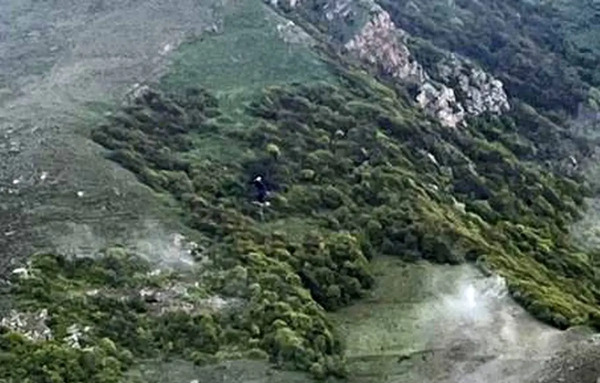 عکس سانحه هوایی رئیس جمهور